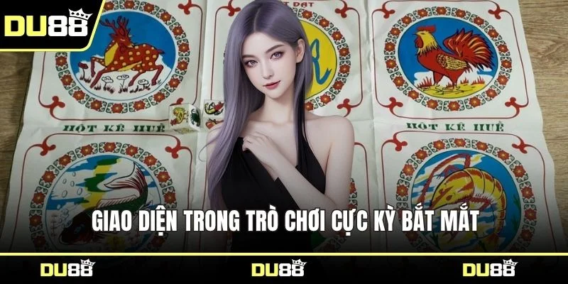 Giao diện trong trò chơi cực kỳ bắt mắt